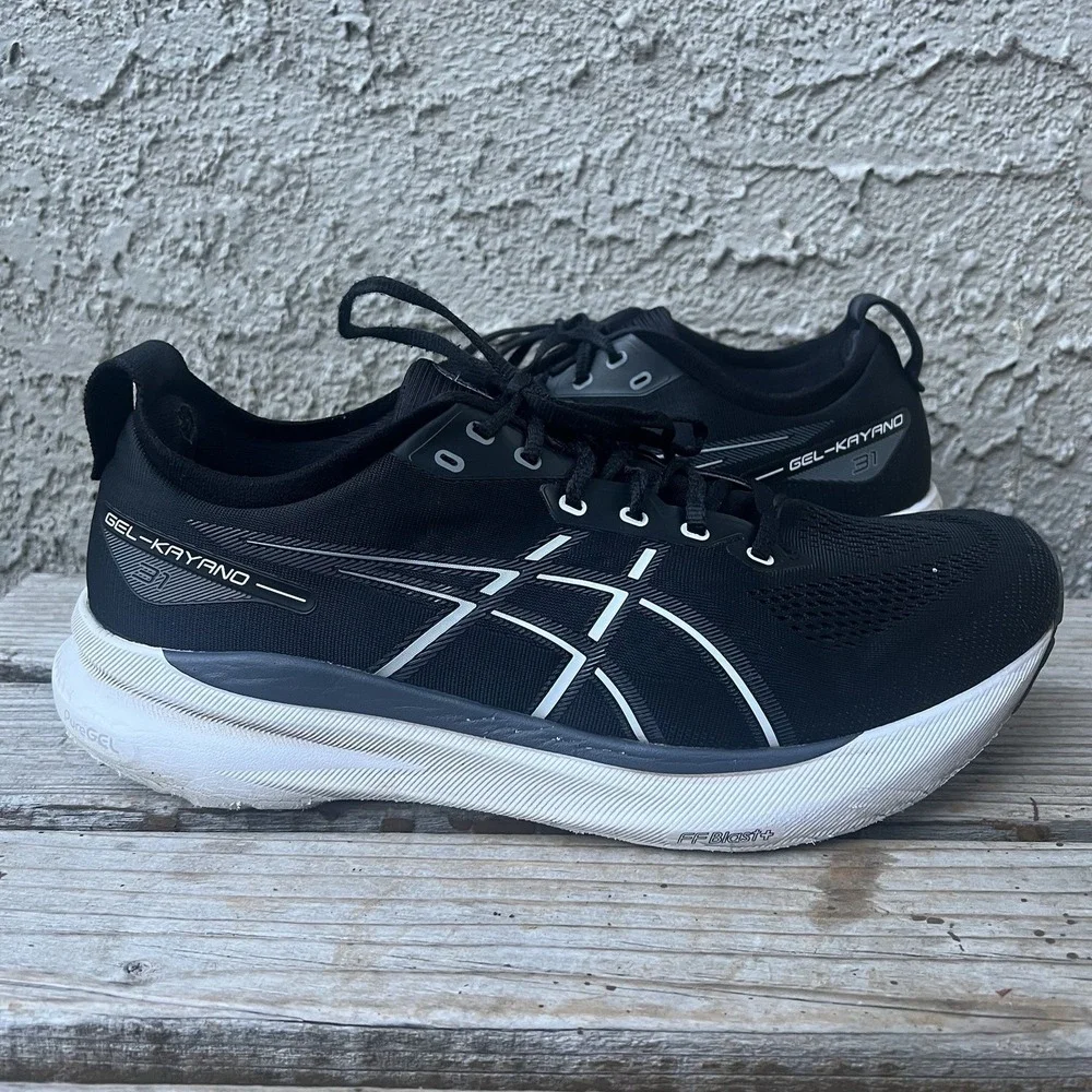 ASICS Shoes Men Size 12 Extra Wide Gel Kayano 31 Black White